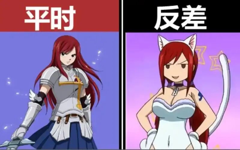 反差感示意图